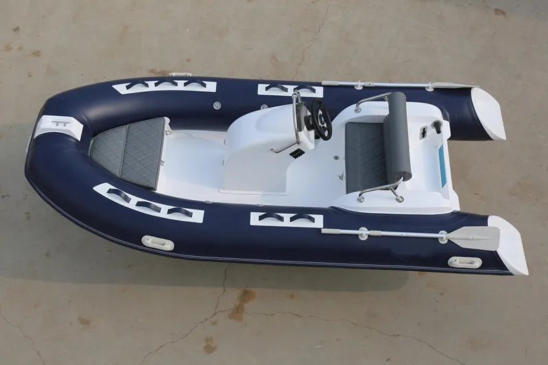 RIB Inflatable Boat with PVC tube and fiberglass hull Pvc Fabric Inflatable Boat