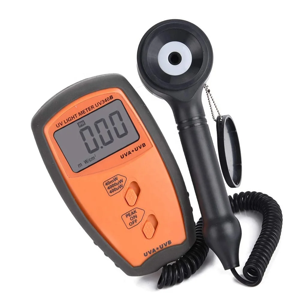 ROKTOOLS Ultraviolet Light Meter UV Lux meter Ultraviolet Intensity Measure Tester Spectrum: 290~390nm