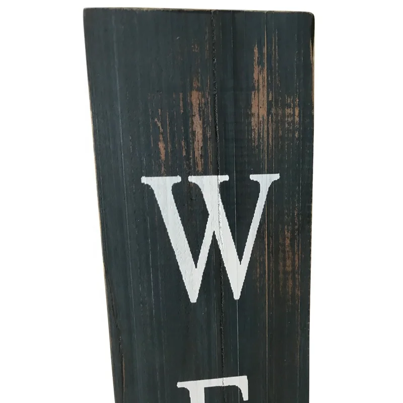 Home Decor Solid Wooden WELCOME Sign Farmhouse Welcome Sign for Front  Door
