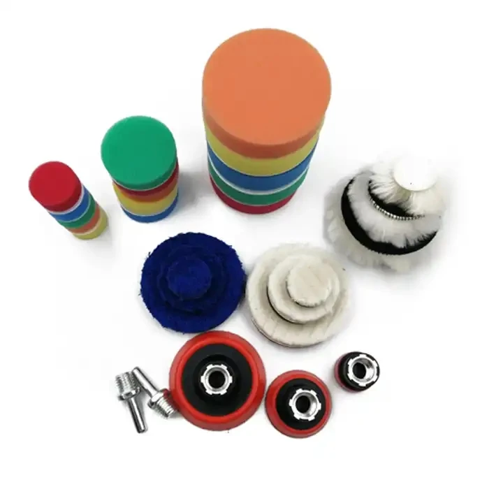 29pcs Car Sponge Polishing Pad Set Polishing with 5/8-11 M14 M16 Thread Drill Adapter Sponge Wool Car Polishing Pad Buffing Pads