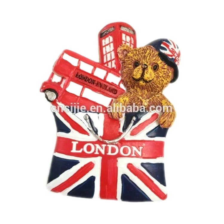 World City Custom Tourist Souvenir 3D Polyresin Fridge Magnets