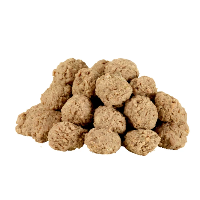 Cooked Meat Patty Balls  Burke Delicious Cooked seasoned ground beef Dried Meat Classic Case Tennessee Feature Origin