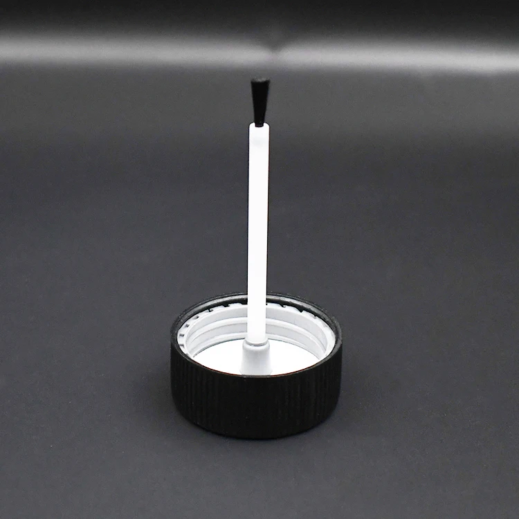 Custom Repair Car Paint 50ml HDPE Natural Color Touch up paint bottle pen with Scale Measuring With Child Resistant Brush Caps