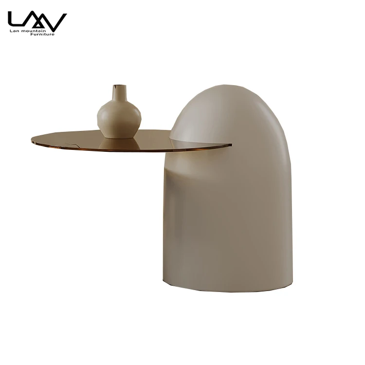 Solid Wooden Frame With Metal Base Simple Nordic Coffee Table Set Italian Modern Living Room Hotel Villa Center Table Furniture