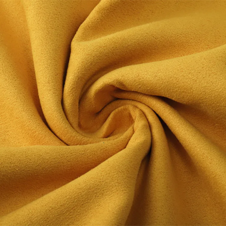 upholstery 100% polyester sofa cover fabric brushed sueded 	bag plush toy lining  complex fabrics