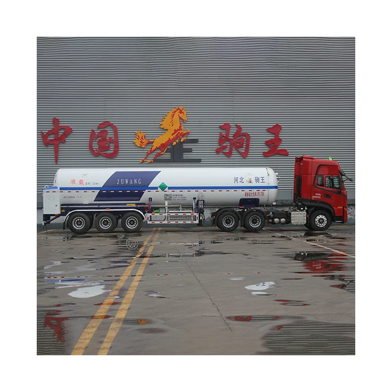 storage vacuum Transporter tanker semi trailer Cryogenic liquid argon storage tank semi-trailer