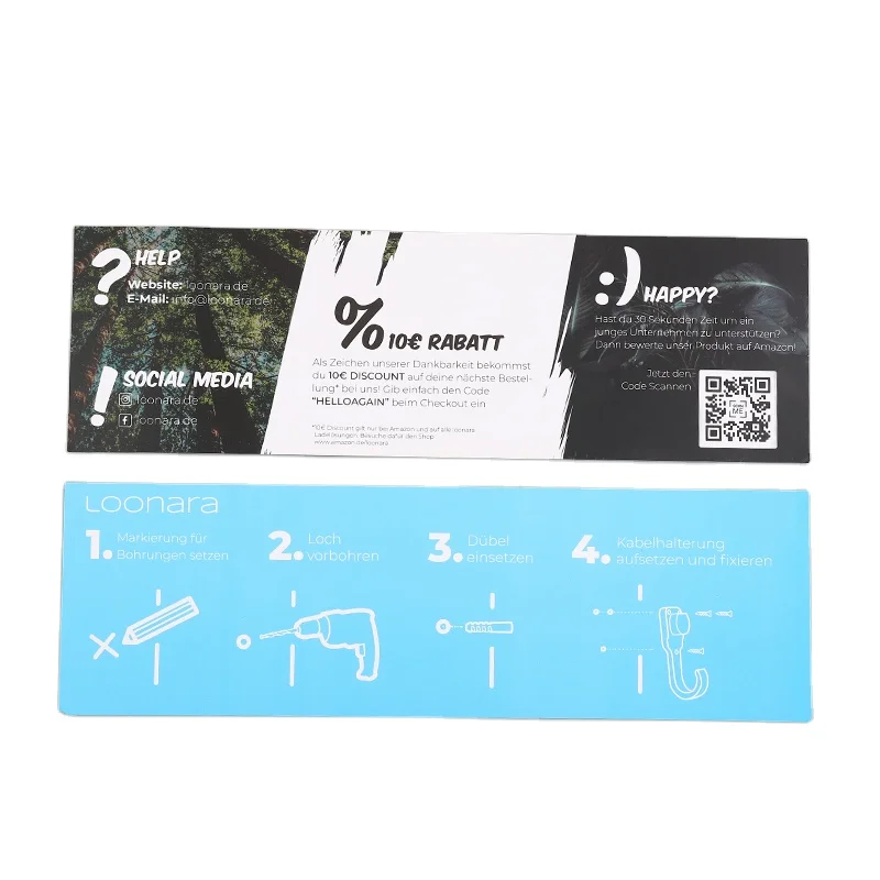 Factory Wholesale Custom Design Catalogue Product Instruction Manual Different Color Instruction Book