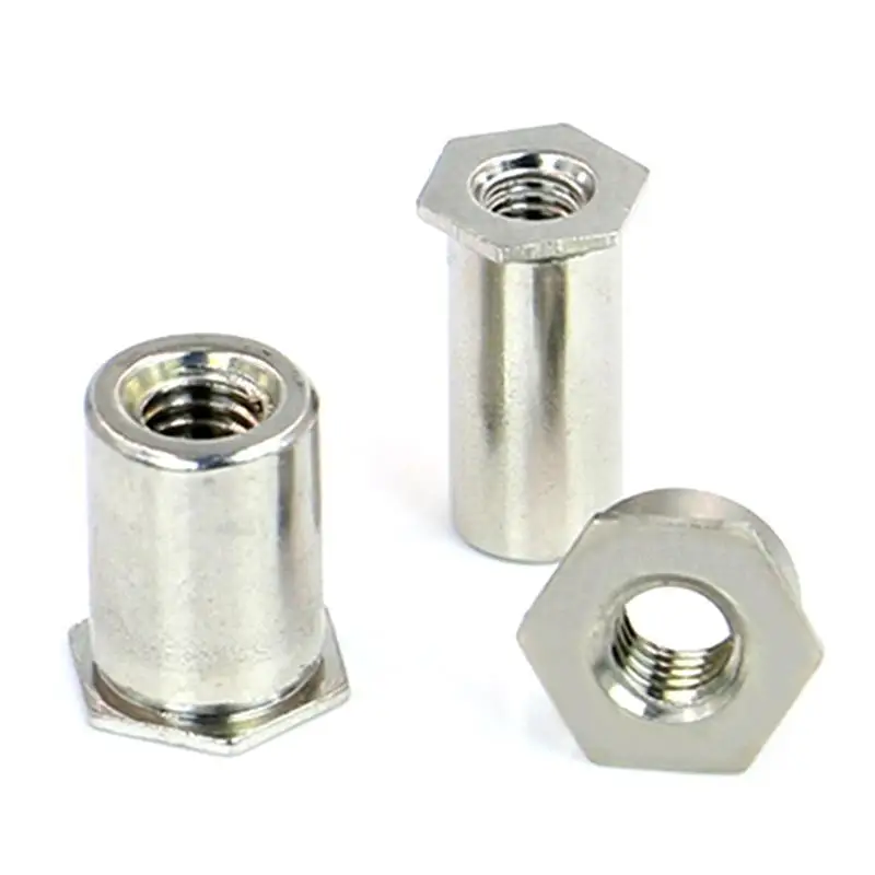 Customized Size Type SOO SOOS Hexagon Head self-clinching Thru hole and threaded standoffs