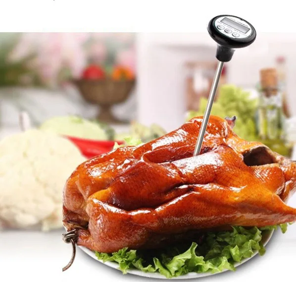 Digital Stainless Steel Probe Instant read soil thermometer-50~300C