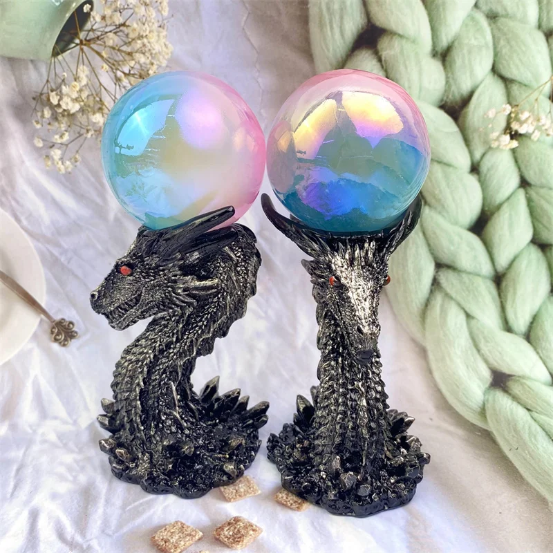 Wholesale Natural  Aura Selenite sphere selenite slab Crystal selenite Stones  For Wicca Home Decoration