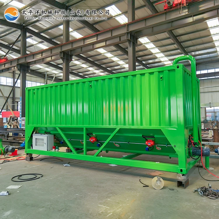 High Quality Concrete Mixing Station Equipment capacity 50t 100t  Horizontal silo cement container silos