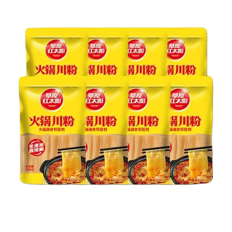 Китайская еда Удобная приправа горячий горшок сычуаньская лапша широкая