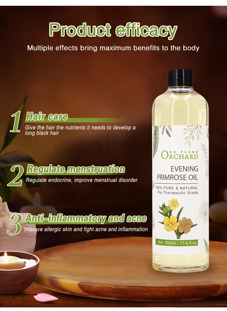 
Natural 1000mg evening primrose seed oil bluk 