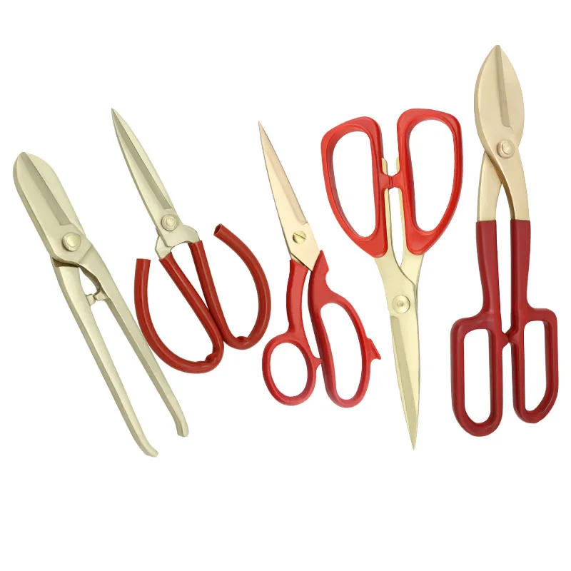 Non sparking scissors copper alloy scissors non-magnetic anti-static scissors 200mm