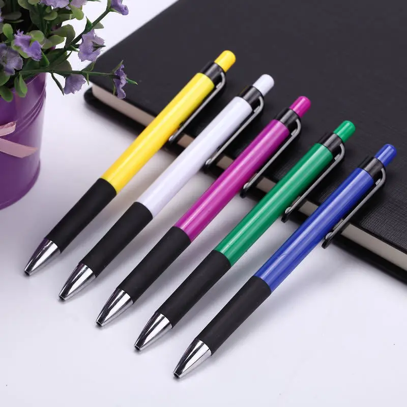 Customized Logo Business Pen with Soft Plastic Touch Screen Ballpoint Pen Office Supplies Plastic Select Ballpoint Pen