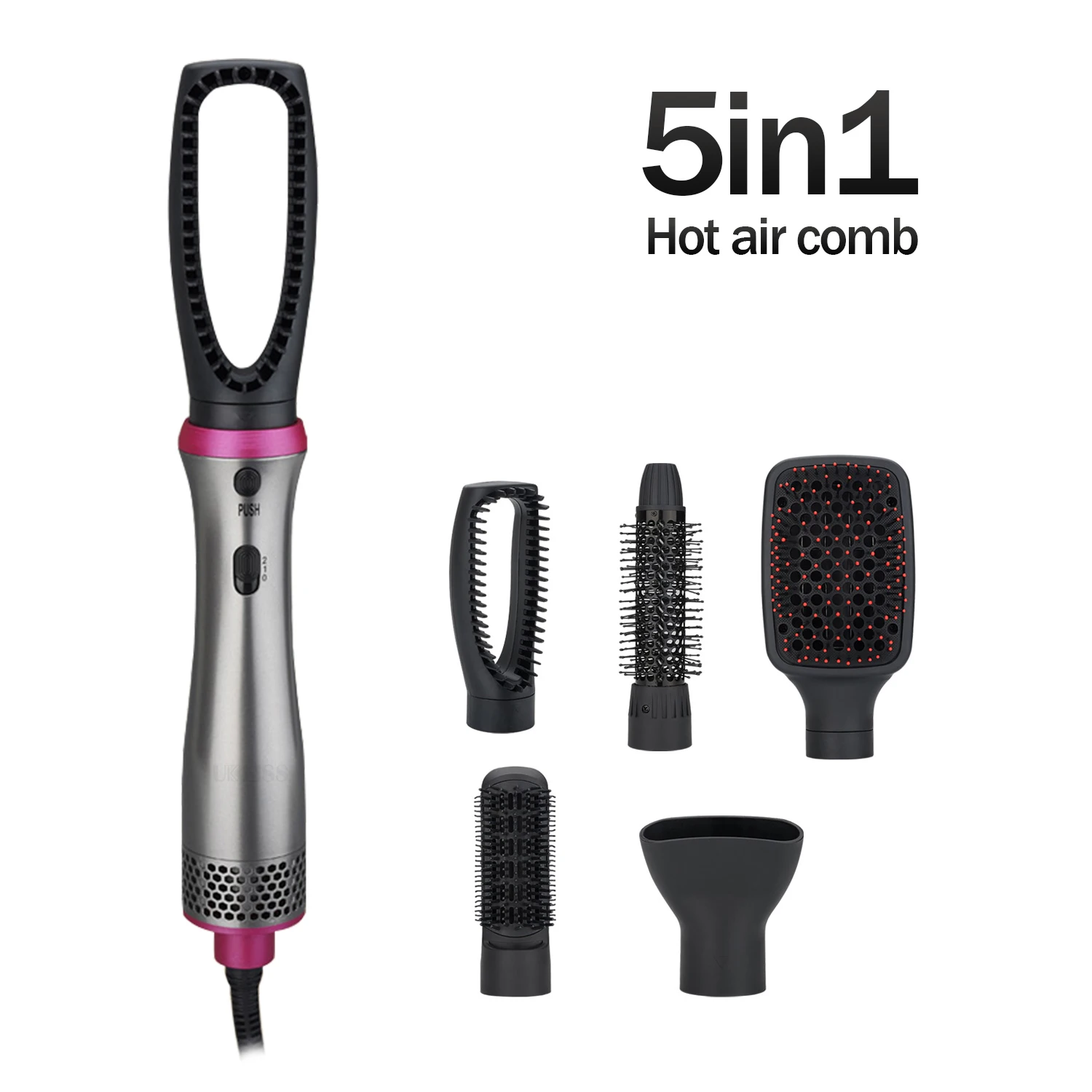  2021 Amazon Popular Hot Air Brush Hair Dryer Volumizer 5 in 1 volumizing hair dryer