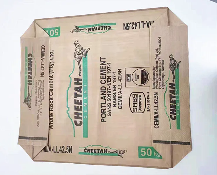 
Accept Custom Logo Order 25kg and 50kg pp ad star plastic/Kraft paper block bottom valve cement bag Cheap price 