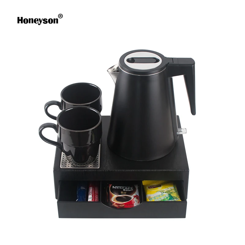  Honeyson новый роскошный дизайн гостиничный электрический чайник выдвижной