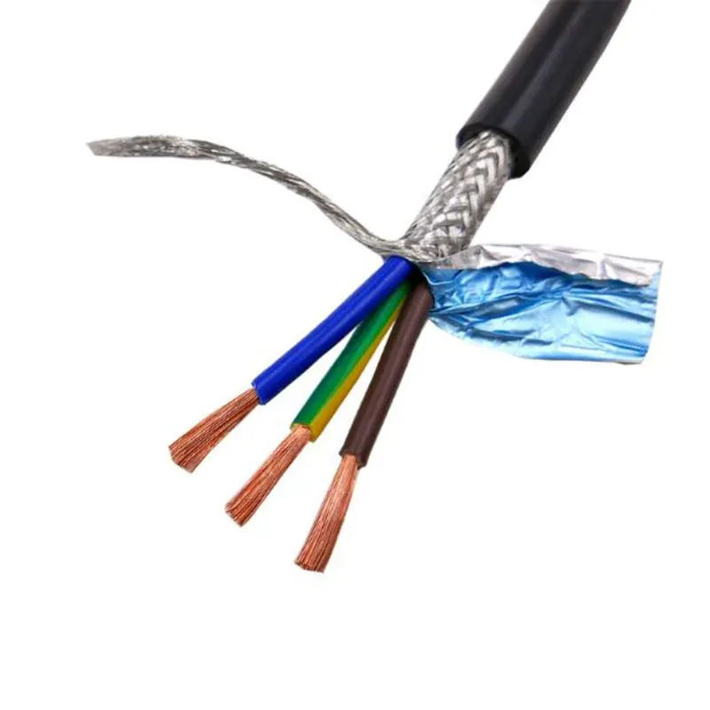 RVVP Shielded Cable 2/3/4/5/6/7/8/10 Cores Bare Copper PVC Insulated Control Cable Pure Copper Wire