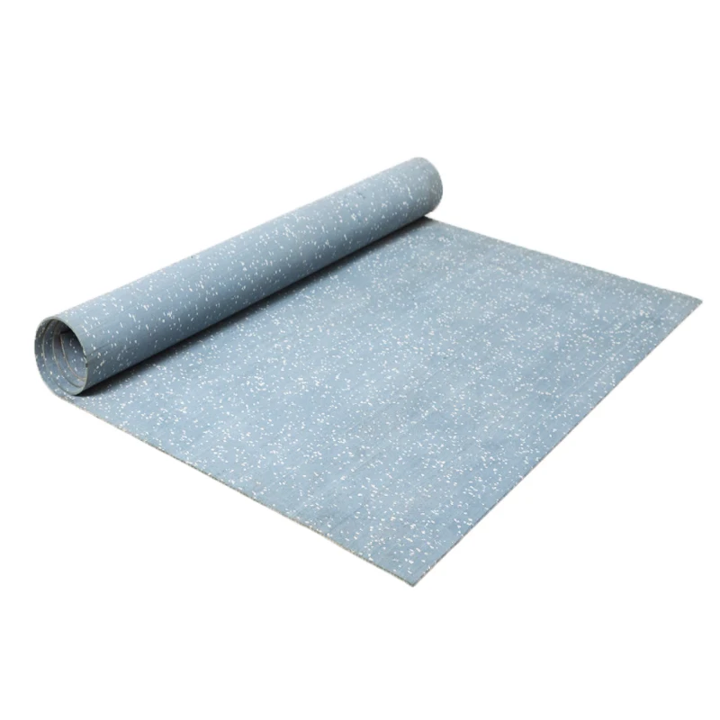 Waterproof and Skid-Proof Gym Floor Roll Made of Recycled Rubber