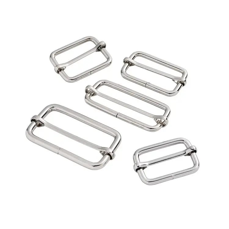 Wholesale Webbing Slid Buckle 12-50mm Adjustable Strap Buckle Handbag Accessories Roller Buckle Slider