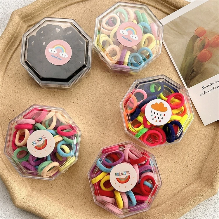 40pcs Baby Hair Ties Toddler Hair Ties for Girls Kids Elastic Hair Bands Ponytail Holder