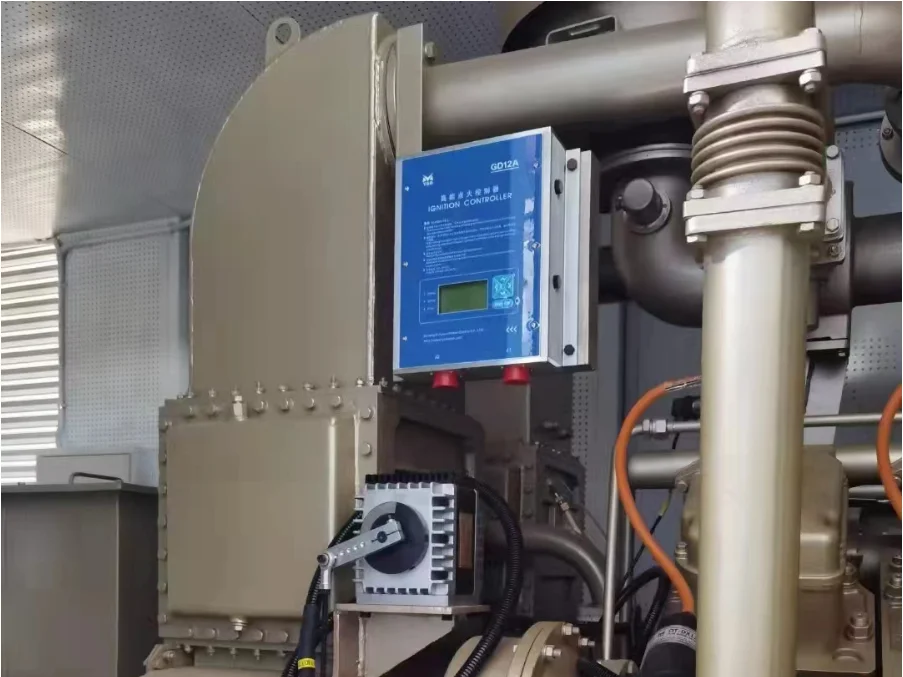 800KW Gas generator 16 cylinders Ignition controller  Motortech MIC5 Altronic Heinzmann woodward Bigas engine generator ignition
