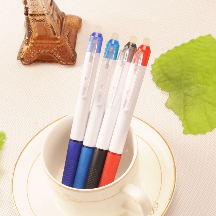 Custom No Scratching Paper Retractable Disapearing Ink Erasable Gel Pen
