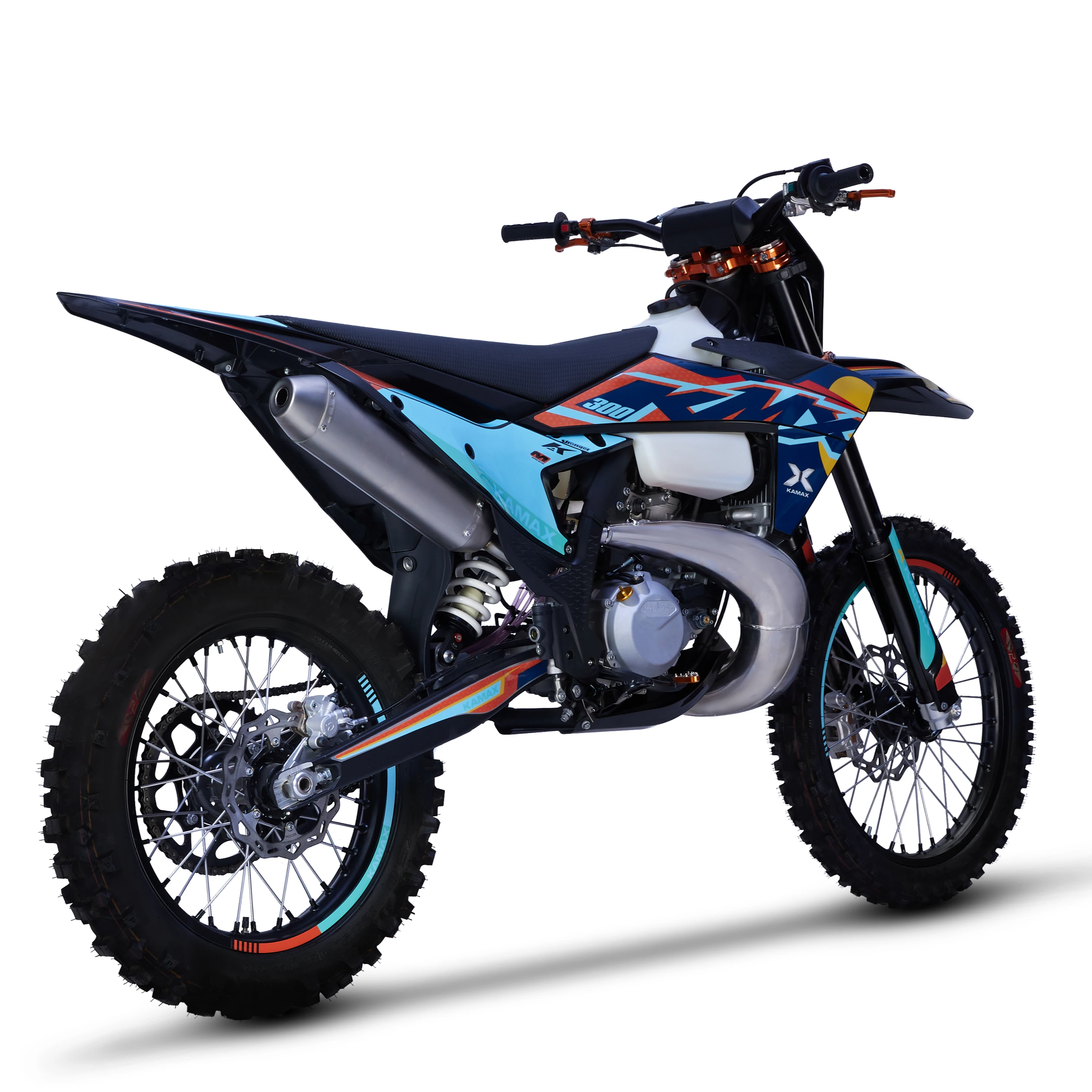 2024 Kamax мотоцикл K23 300cc 2-тактный велосипед водяное охлаждение дисковый тормоз светодиодный свет