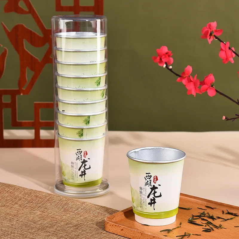 Customizable disposable aluminum foil paper cups with large capacity Recyclable