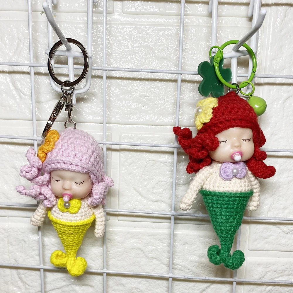 Изготовленная на заказ Детская кукла amigurumi милая вязаная ручной работы для подарков