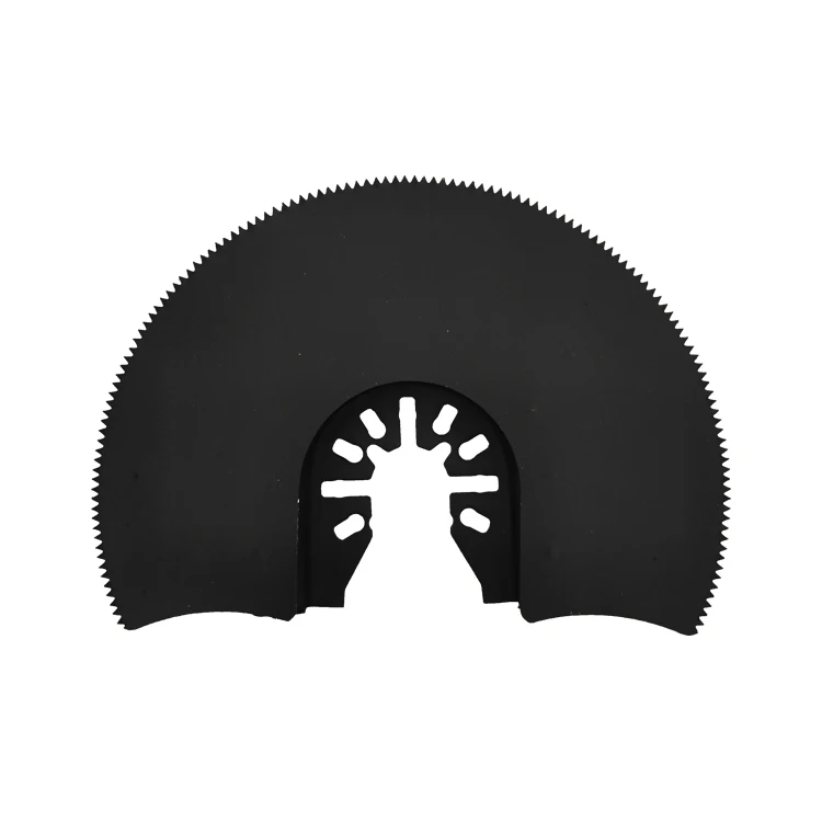 Tacar 88mm Oscillating Quick Release Multi-function Semicircular Carbon Steel Saw Blade For Soft Metal Cutting Wood