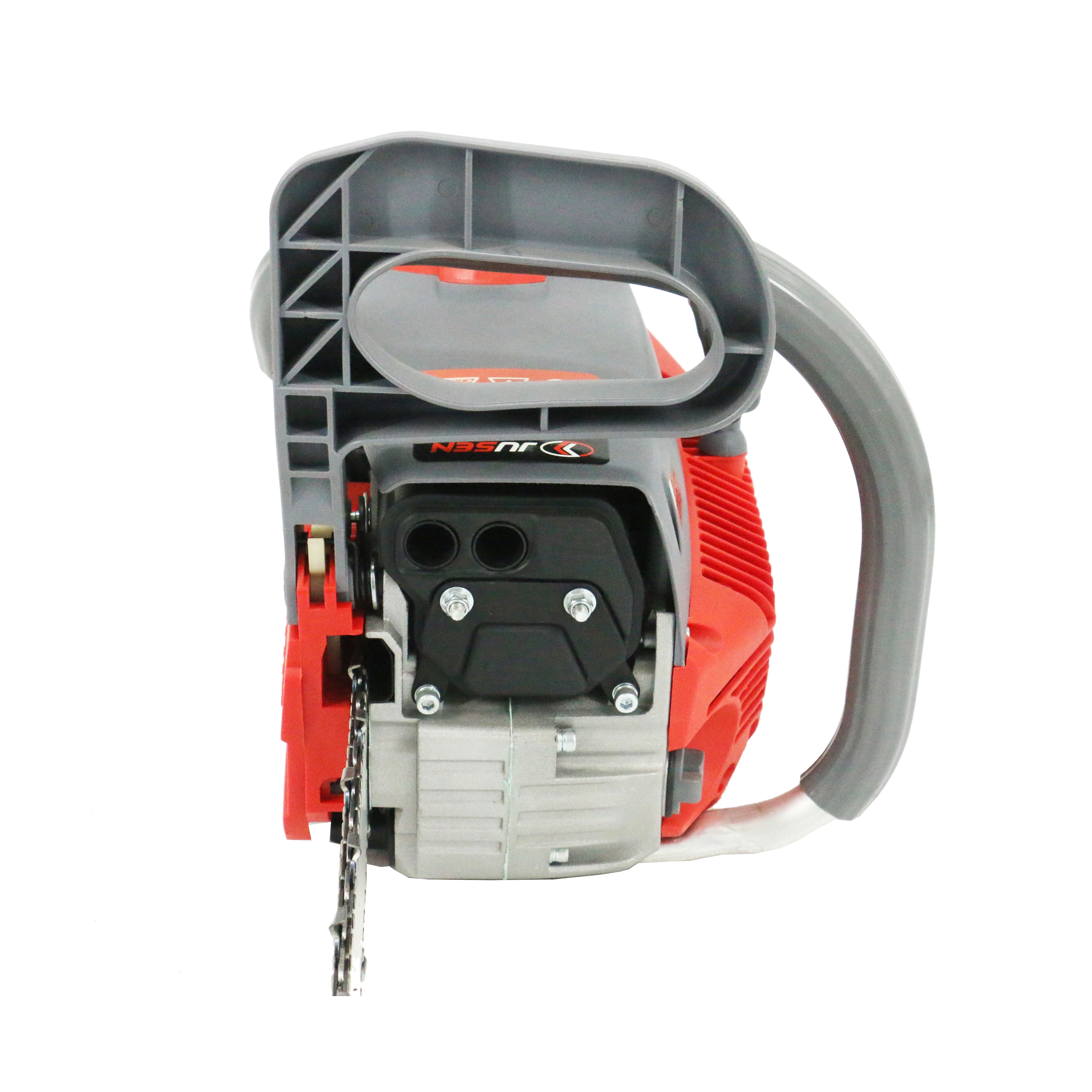 JUSEN High Quality 60cc Gasoline Chain Saw 2 Stroke Manual Pole Chainsaw Garden Tools for Farm Use Customizable OEM Support