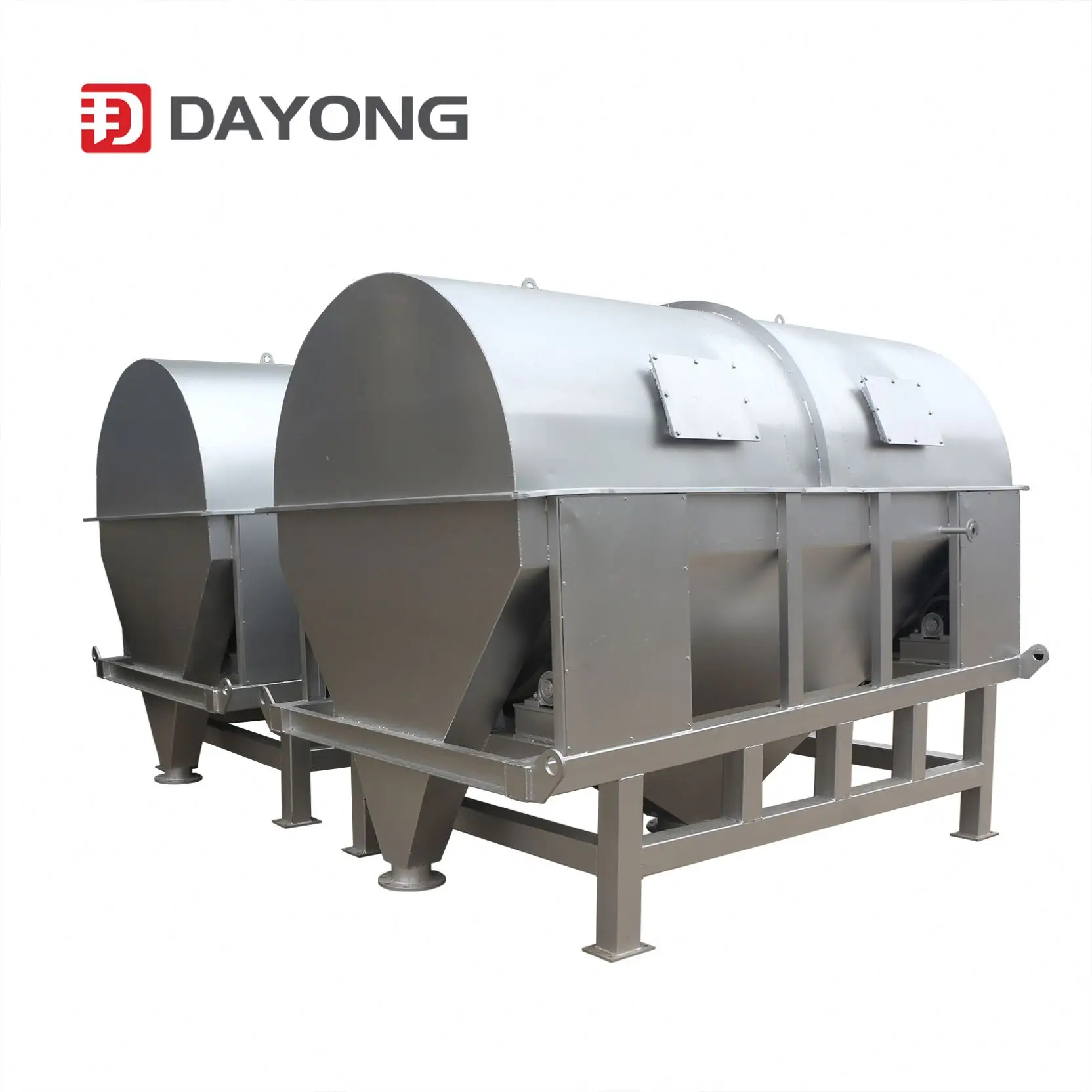 Garbage Recycling Plant Rotary Screener Waste Trommel Screen