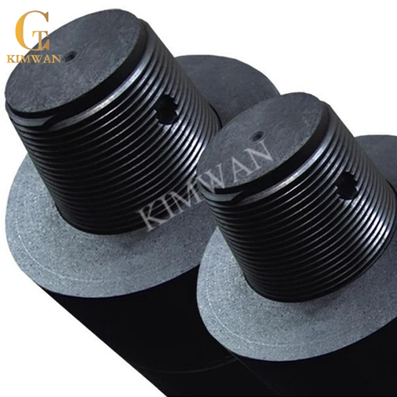China manufacturer HP UHP graphite electrode with nipple for eaf