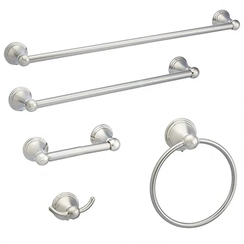 Hotel bathroom luxury accessories stainless steel bath set bathroom accessories