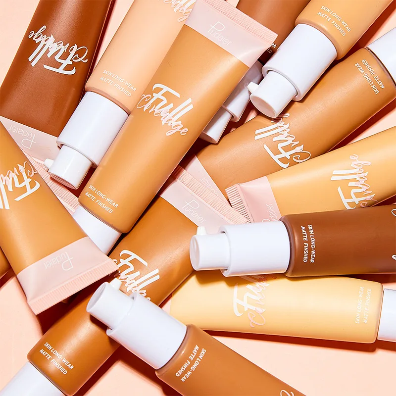 Multi Color Optional Waterproof Portable Liquid Foundation Supports Oem Full Coverage Long-Term Foundation Make-Up Supports Oem