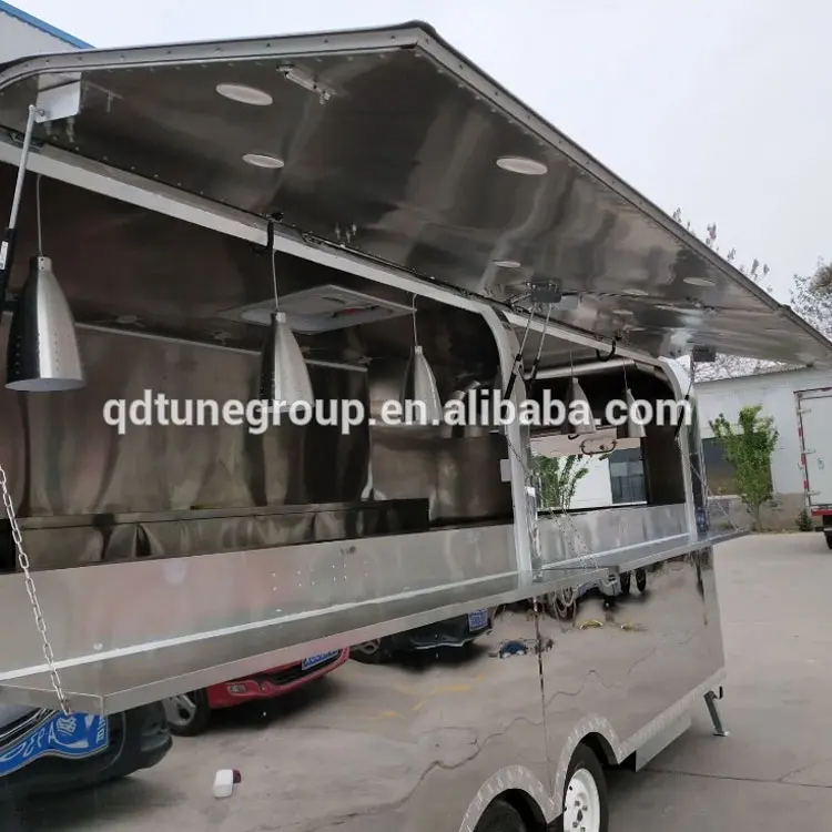new design food trucks mobile food trailer caravan travel trailer for  sale USA
