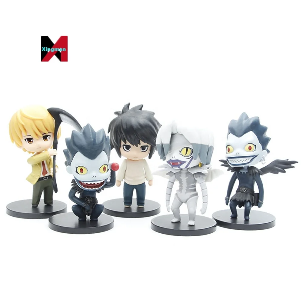 5 Pieces Character Pvc Model Ryuuku Death Note Action Figure Set Toy Gifts