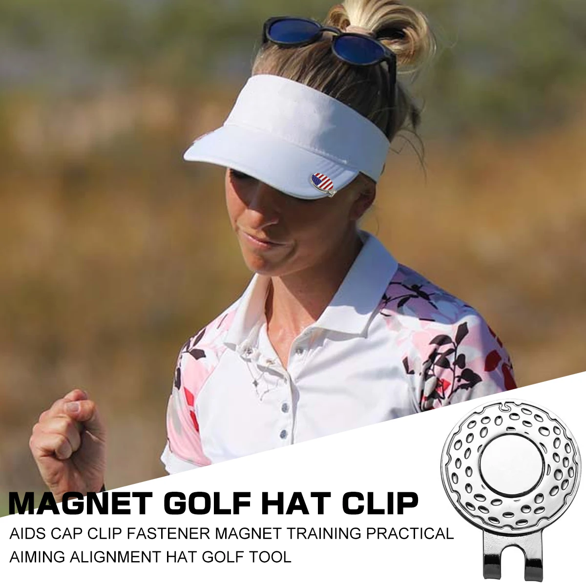 Factory Price Hat Clips with Strong Magnetic Golf Accessories Hot Sale Golf Ball Marker Holder