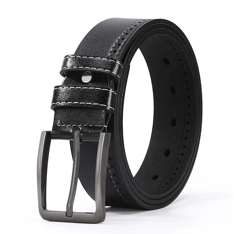 2022 tpu leather Professional best price hard quality customize pin buckle belt for men