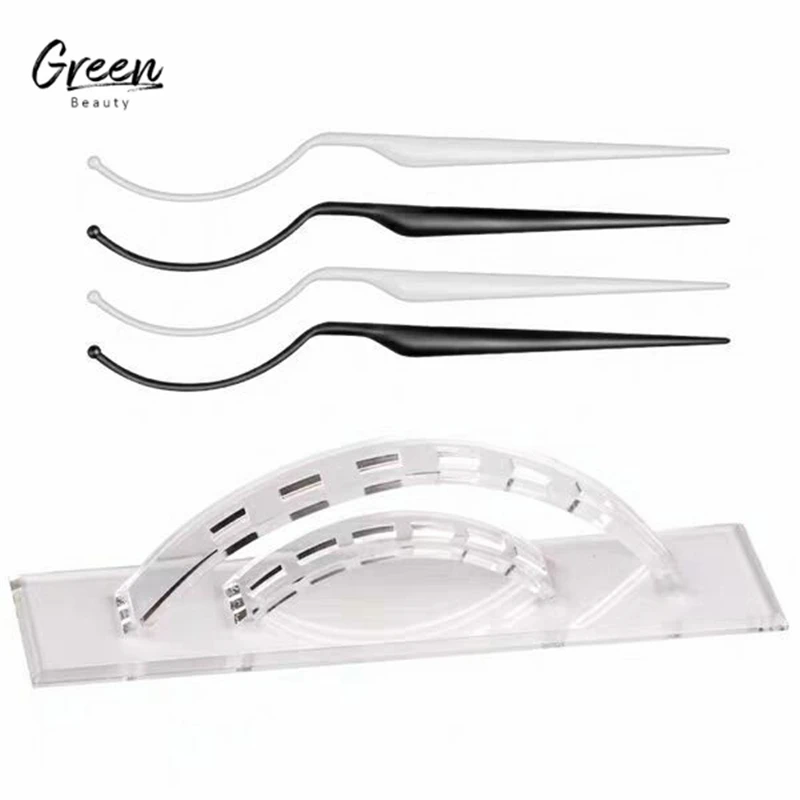 lash art tester wands display stand customized clear acrylic eyelash fitter wands