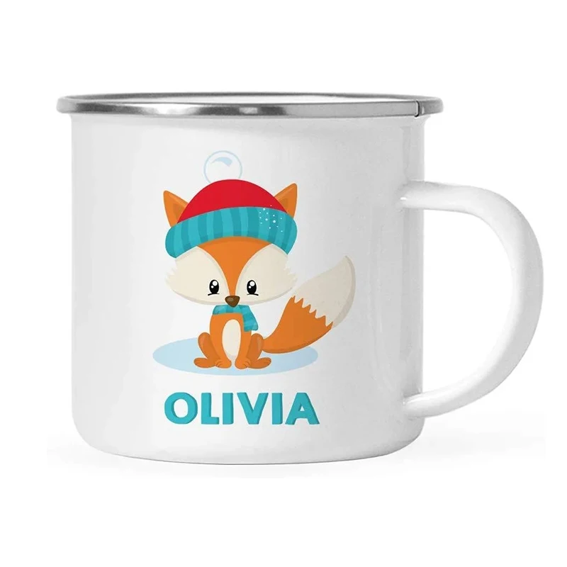 Kids small size 8oz 250ml china wholesale personalized logo aureate golden gold rim edge enamel metal beer cup mug with ss lip