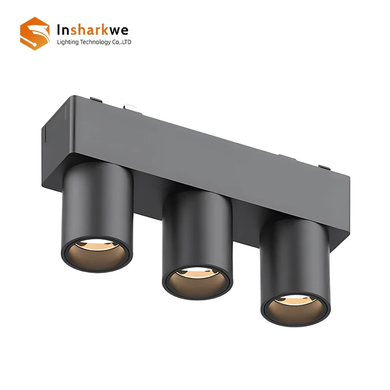 NEW Ultra Thin Slim Smart System DC48V spotlight led magnetic track light Rail Lighting modern hotel lamp track light Downlight