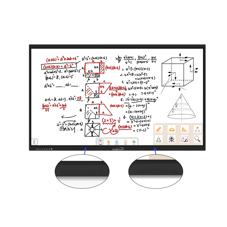 Commercial whiteboard multiple sizes portable mobile computer all-in-one 4K high-definition screen universal smart tv board
