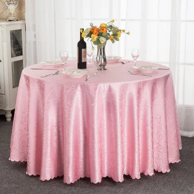 Yantai tongli OEM ODM Wedding table cloths Round Tablecloths Polyester Cotton linen tablecloth for party restaurant