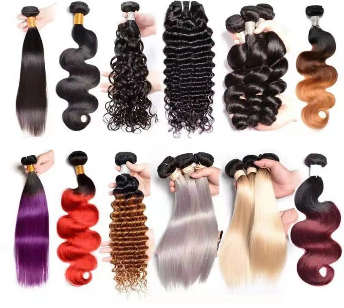 Wholesale Chinese Human Hair Bundle 100% Human Hair Natural Color Hair Extension 10~40 Inch for Beauty Wholesaler