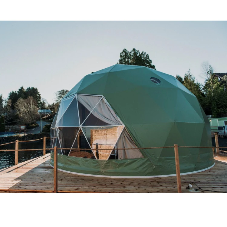 
Luxury Eco Hotel Prefab Transparent Dome House Desert Tent For Camping 