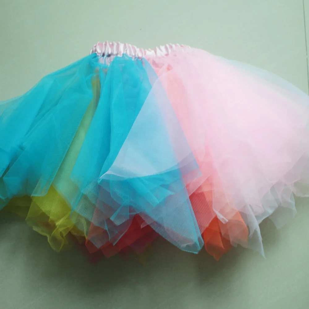 Fashion Children Teen Wear Professional Colorful Tulle Tutu Skirt