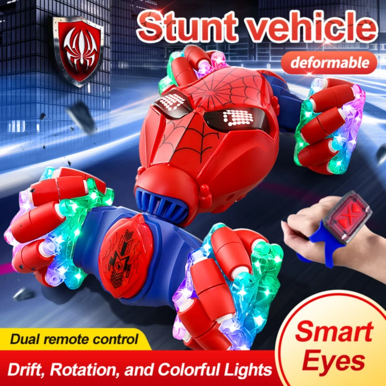2024 New 4wd 2.4g Watch Remote Control Drift Stunt Twisting Car Electric Toy 360 Rotation Charging Hand Gesture Control Rc Car